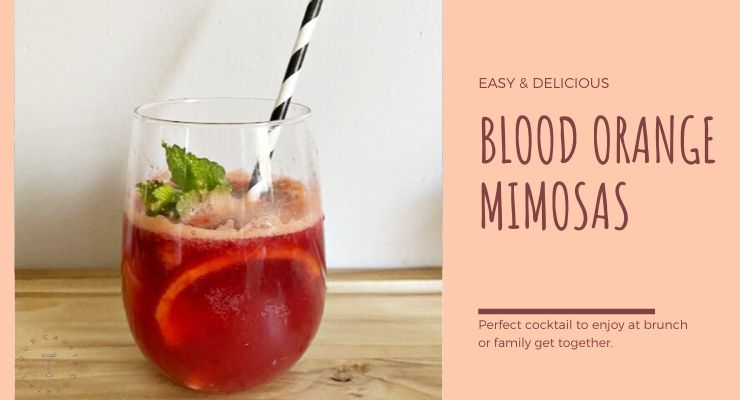 Make The Most Amazing Blood Orange Mimosas