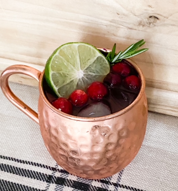 close up of moscow mule
