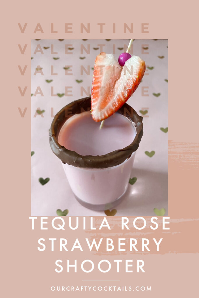 Strawberry Shooters Tequila Rose and Cake Vodka